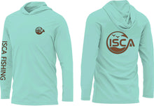 Cargar imagen en el visor de la galería, Camiseta de manga larga Venom Aqua Marine para hombre UPF50+ Sudadera con capucha
