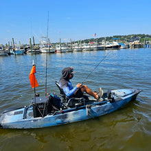 Load image into Gallery viewer, Men’s Blue Camo Long sleeve Shirt UPF50+ Hoodie