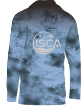 Load image into Gallery viewer, Men’s Blue Camo Long sleeve Shirt UPF50+ Hoodie
