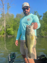 Cargar imagen en el visor de la galería, Camiseta de manga larga Venom Aqua Marine para hombre UPF50+ Sudadera con capucha