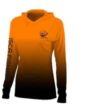 Load image into Gallery viewer, Womenβs Ember Camo Long Sleeve Shirt UPF50+ Hoodie