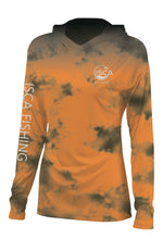 Load image into Gallery viewer, Women’s Sunrise Camo Long Sleeve Shirt UPF50+ Hoodie