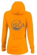 Load image into Gallery viewer, Womenβs Papaya Orange Long Sleeve Shirt UPF50+ Hoodie