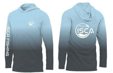 Load image into Gallery viewer, Men’s Artic Blue Camo Long sleeve Shirt UPF50+ Hoodie