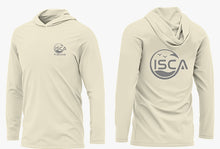 Load image into Gallery viewer, Menβs Ivory Dune Long Sleeve Shirt Hoodie With Neck Gaiter UPF50+