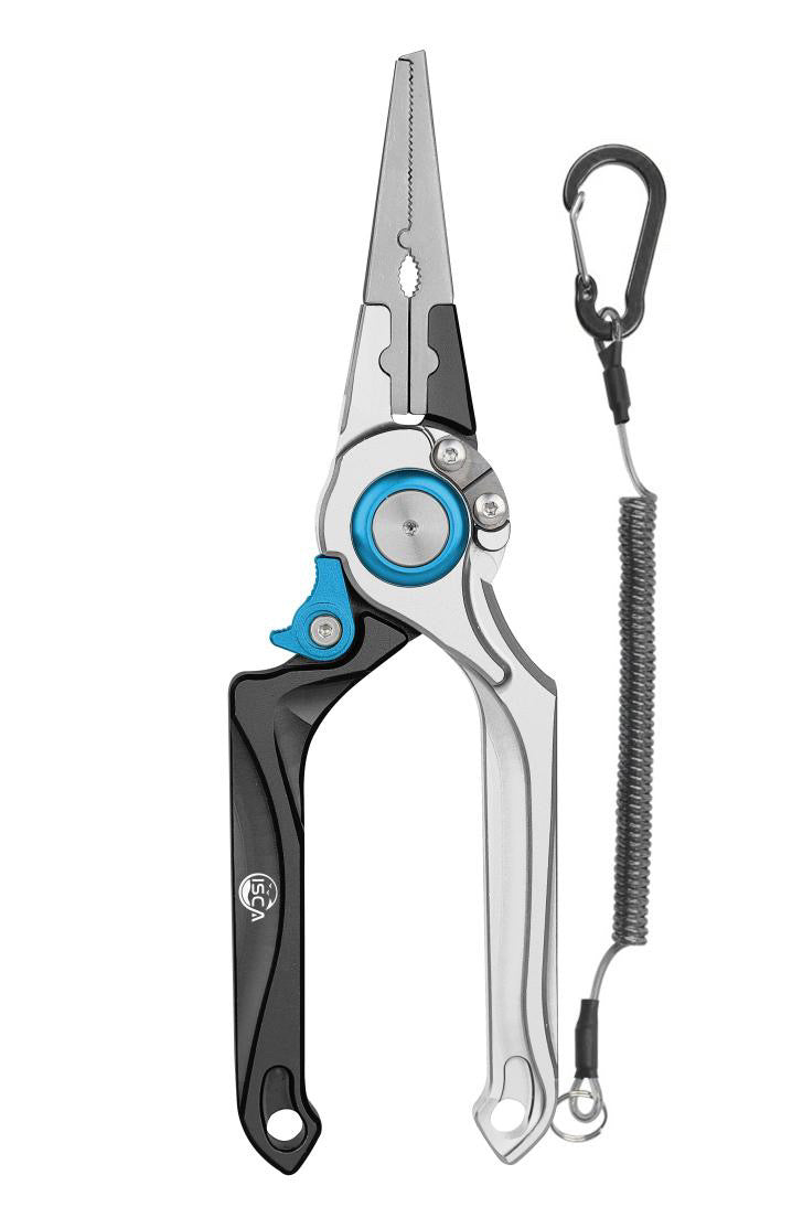 8 Aluminum Fishing Pliers with Sheath - STX Tackle
