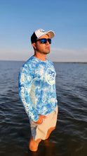 Load image into Gallery viewer, Ocean Blue Long Sleeve UV Protection 50+
