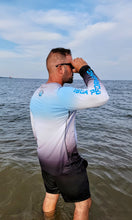 Carregar imagem no visualizador da galeria, Três cores desbota manga longa proteção UV 50+