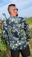Cargar imagen en el visor de la galería, Protección UV de manga larga de camuflaje 50+