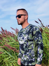 Cargar imagen en el visor de la galería, Protección UV de manga larga de camuflaje 50+