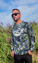 Cargar imagen en el visor de la galería, Protección UV de manga larga de camuflaje 50+