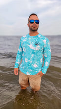 Cargar imagen en el visor de la galería, Turquesa Manga Larga Protección UV 50+